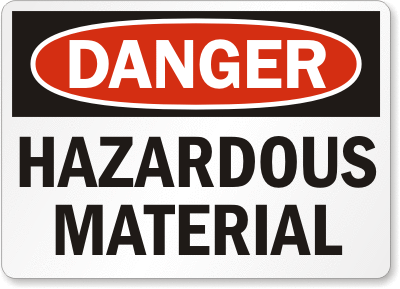 How Hazardous Items are typically handled